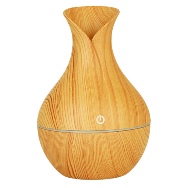 USB Led Wood Grain Aroma Humidifier