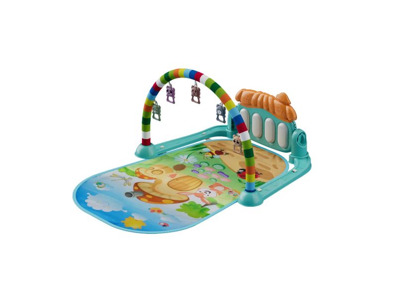 Boss BabyPlayPiano Musical Activity Gym Mat With ,4 Toys &amp; 2 Free Batteries