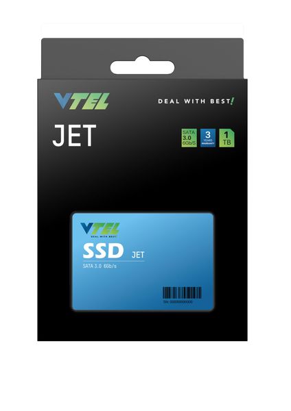 VTEL JET 1TB 3D NAND SATA 2.5 inch SSD