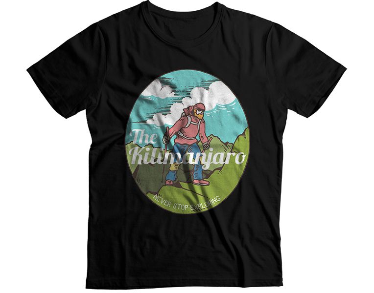 Woman Hiking Graphic T-Shirt