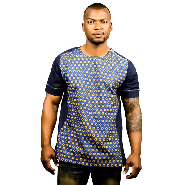 Africa Fashion House Bongz Shwe Shwe Blue Shirt