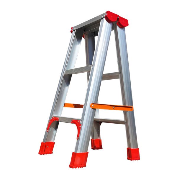 ZYS - Double Sided A Frame Step Ladder - Aluminium 3 Step Each Side - 0.85m