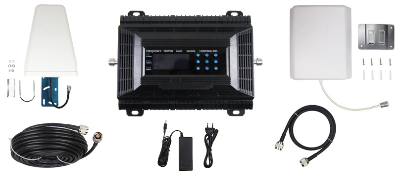 Cellphone Signal Booster Ultra Triband 2G GSM Voice, SMS, 3G &amp; LTE 4G / 5G