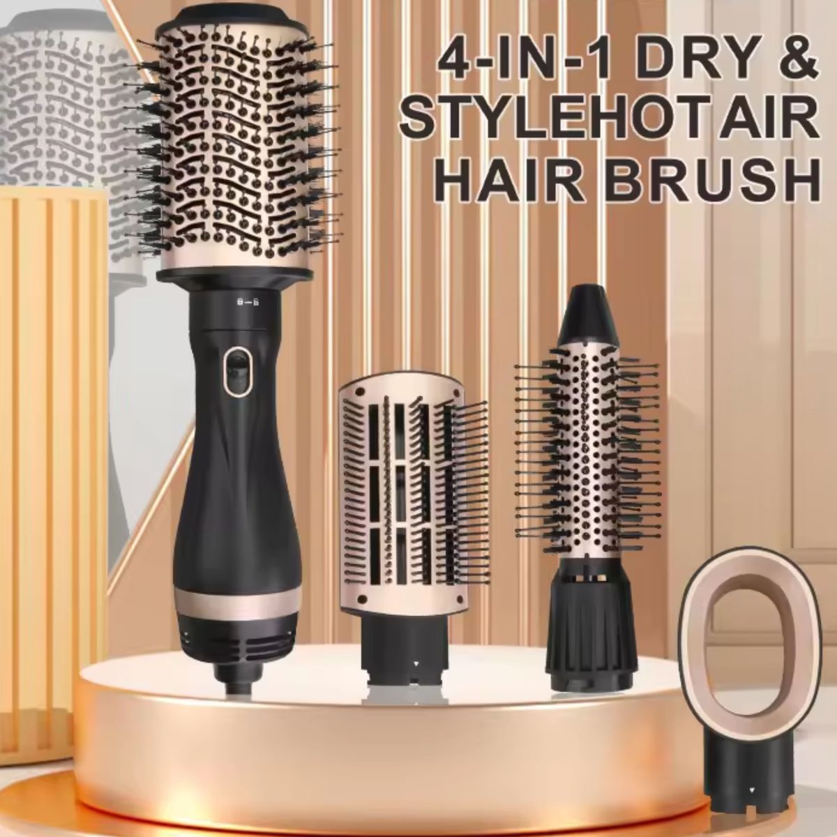 Enzo- 4 -in-1 Hot Air Volumiser Styler Brush | Shop Today. Get it