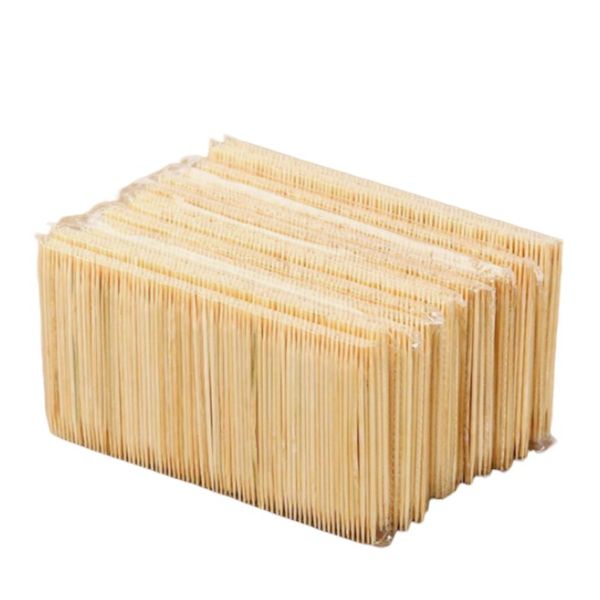 800 Pcs -Double-Ended Natural Wooden Toothpicks