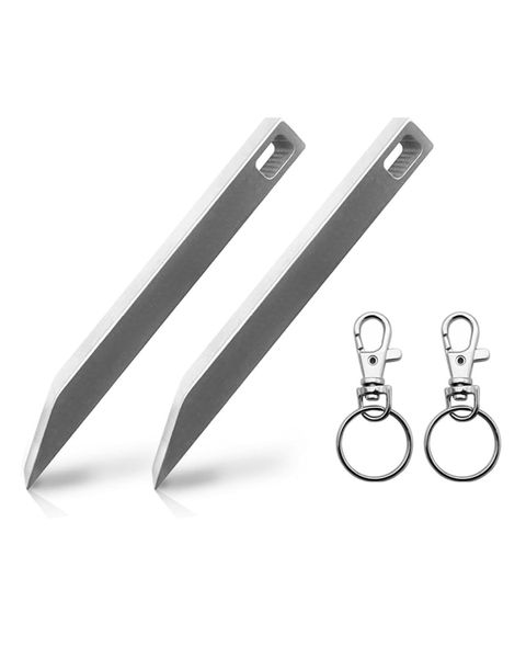 Mini Pry Bar Pocket Multitool with Keychains, Heavy Duty Stainless Steel