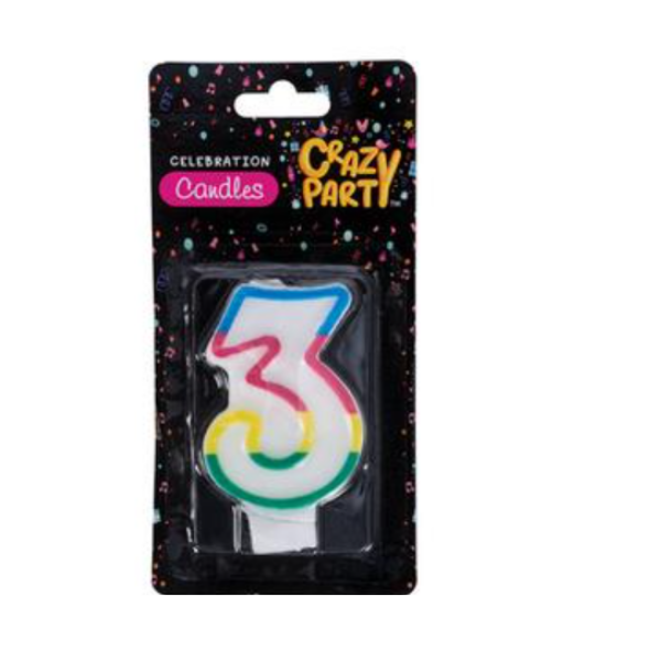 Birthday Candle Number Three