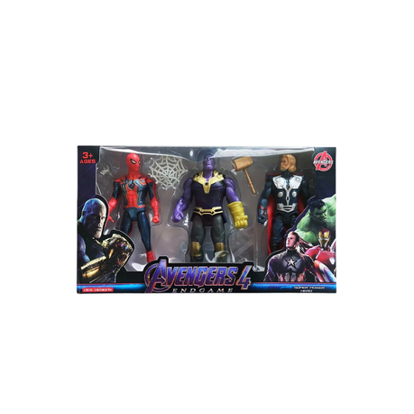 Avengers Endgame 3-in-1 Super Power Hero Action Figure Set - Ages 3+ Image
