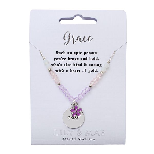 Lily &amp; Mae Beaded Necklace - Grace