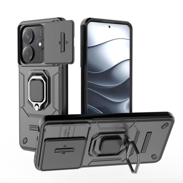 Lens Sliding Window Magnetic Case Compatible with Redmi Note 14 5G
