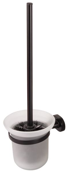 Wildberry Matt Black Toilet Brush With Holder