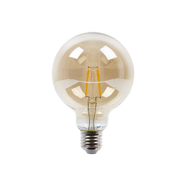 Radiant - Filament Amber Maxi Globe E27 LED 4w 140mm Length