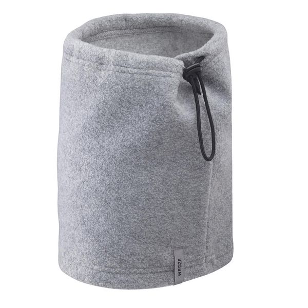 Wedze Adult Fleece Ski Neck Warmer - Tanka - Grey