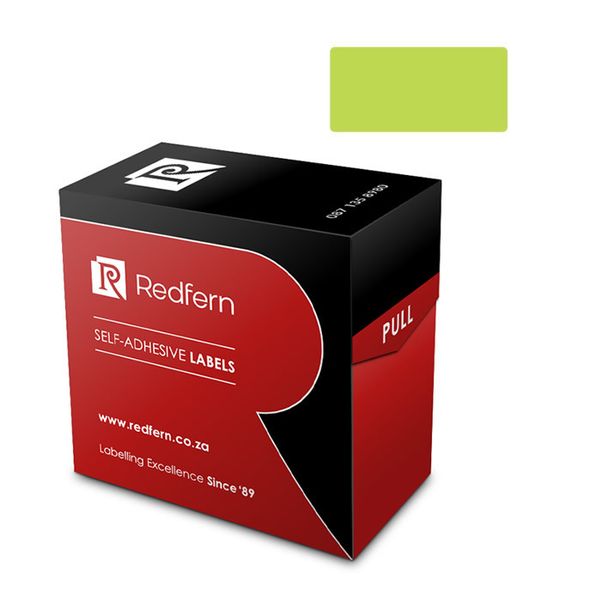 Redfern 19mm x 25mm Color Code Labels -Brown 5's
