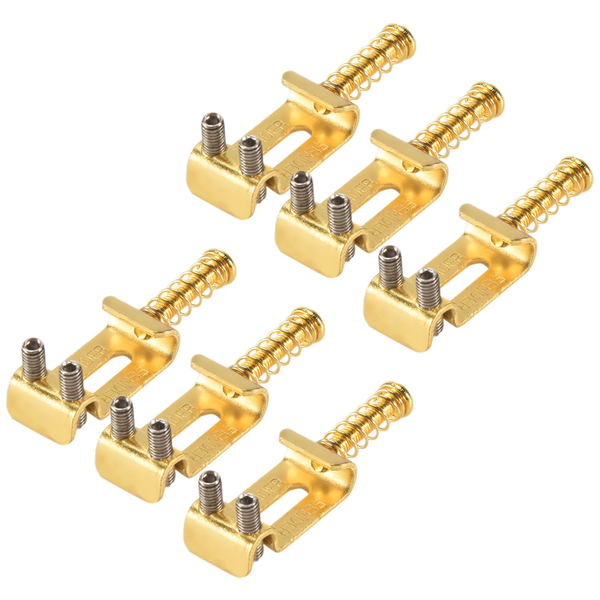 6 Roller Bridge Pull String Code Electric Guitar Saddle for Stratocaster Te