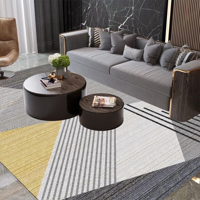200cm by 150cm Modern 3D Geometric Design Rug Carpet Living room Rug