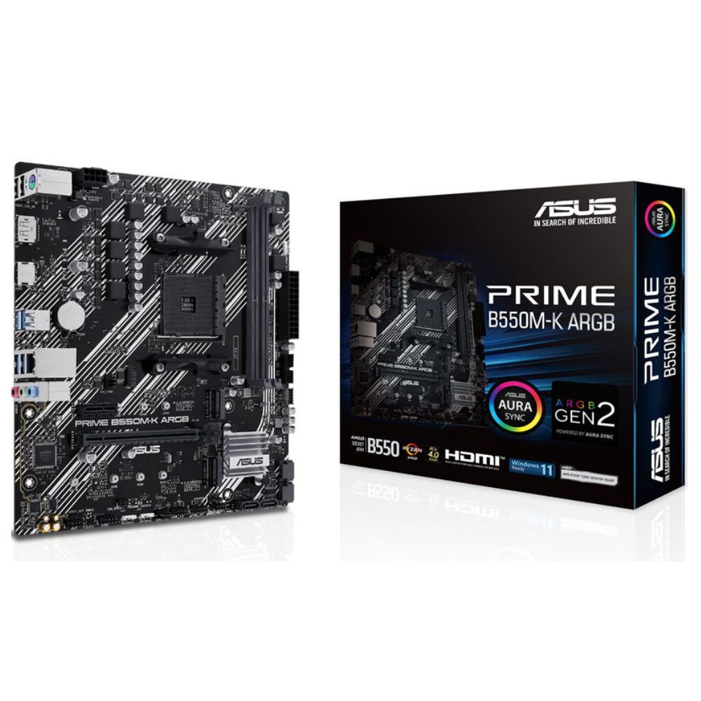 Asus PRIME B550M-K ARGB M-ATX AMD AM4 Motherboard | Shop Today. Get it ...