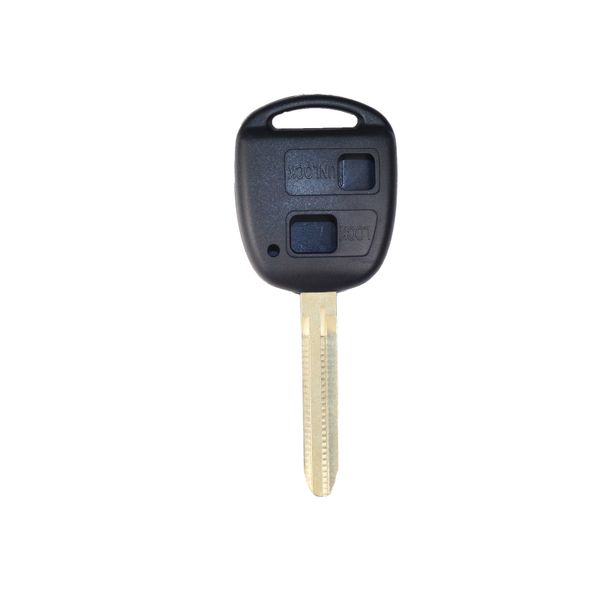 Compatible Toyota Remote Case &amp; Blade (2 Buttons, TOY43 Blade)