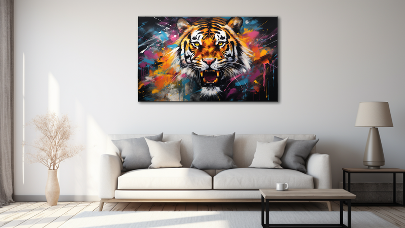 Canvas Wall Art -Untamed Majesty Abstract - MT0591