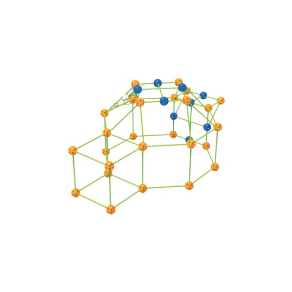 Indoor 87 Piece Kids Fort Building Kit JQ-509-1