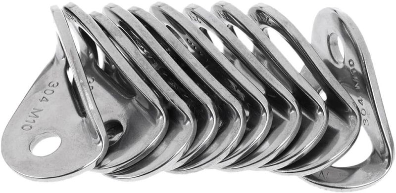 FytStycale 10 Pieces Rock Plate Fixed Point Hook Expansion Heavy Duty