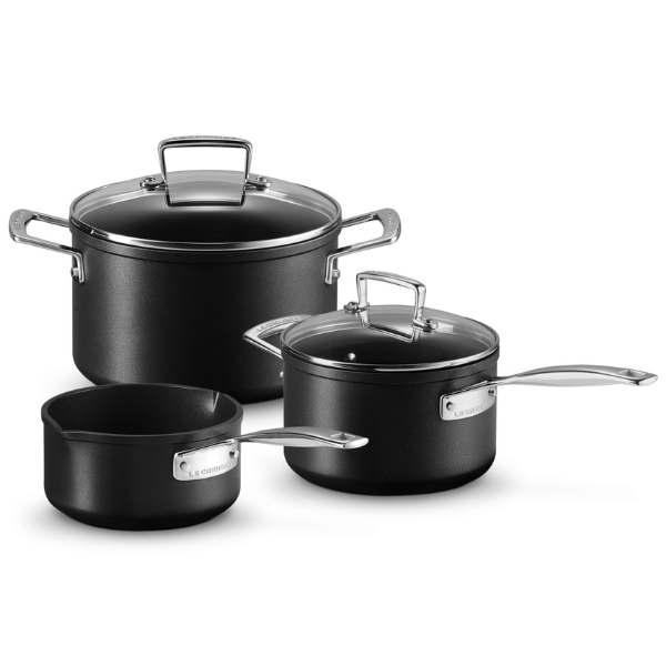Le Creuset Toughened Non-Stick 3-piece Classic Cookware Set