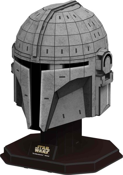 4D Star Wars: The Mandalorian - Helmet 94pcs/22cm Tall 3D Puzzle