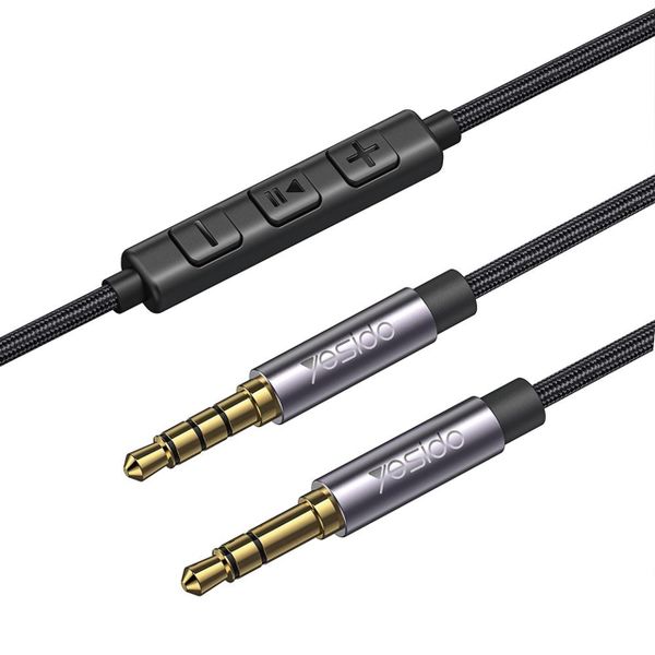 Yesido Auxillary Male to Male Audio Cable with Volume Control YAU30