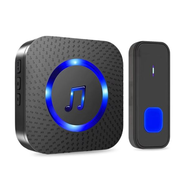 Wireless Doorbell, Waterproof Doorbell Chime Operating At 1300 Feet Loud