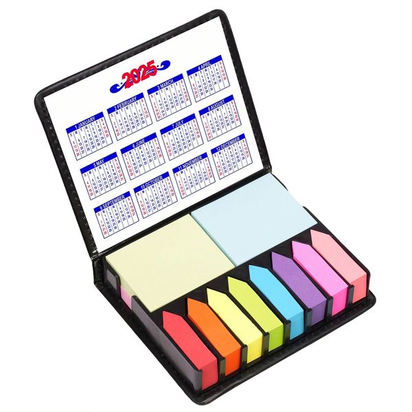 2000 Pieces Page Markers Tabs Page Flags, Colored Book Tabs with PU Box