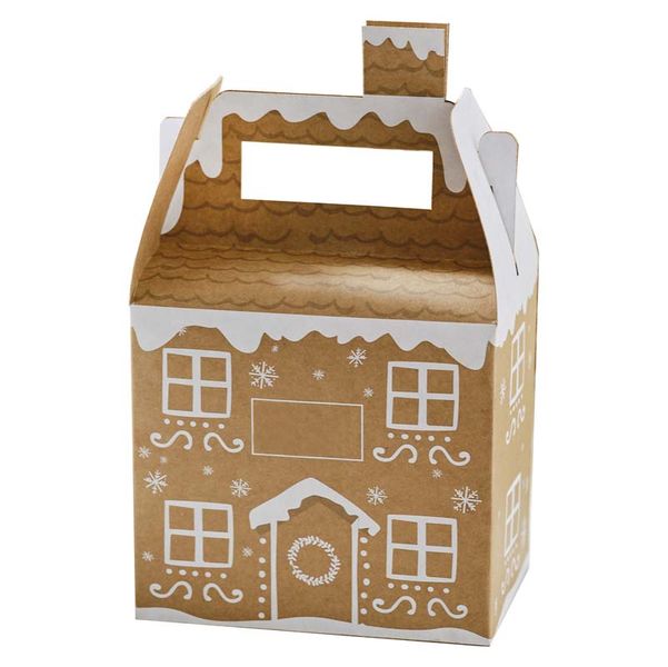 Merry Little Christmas - Customisable Gingerbread House Gift Boxes