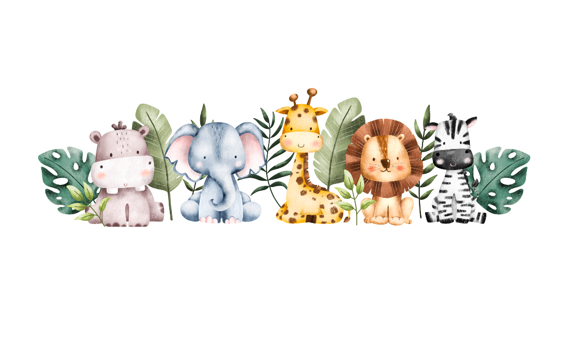 Wall Decals Safari Wall Vinyl Sticker Nursery Room Wall Sticker