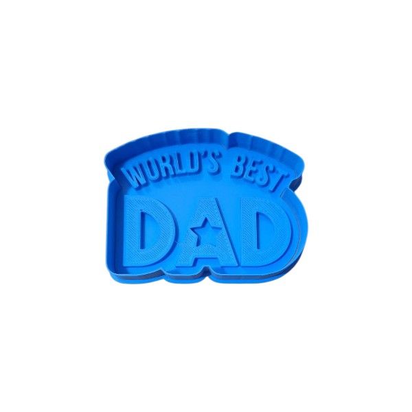 Hubbe Cookie Cutter - World's Best Dad