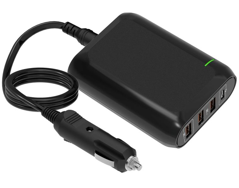 Tuff-Luv - 65W PD Car Charger + USB-C Charger - Black