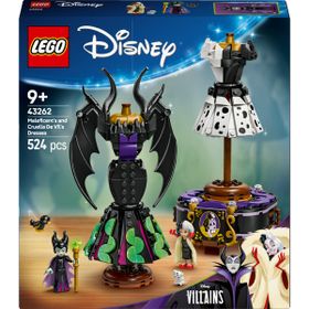 LEGO® Disney Villains Maleficent’s and Cruella De Vil’s Dresses 43262