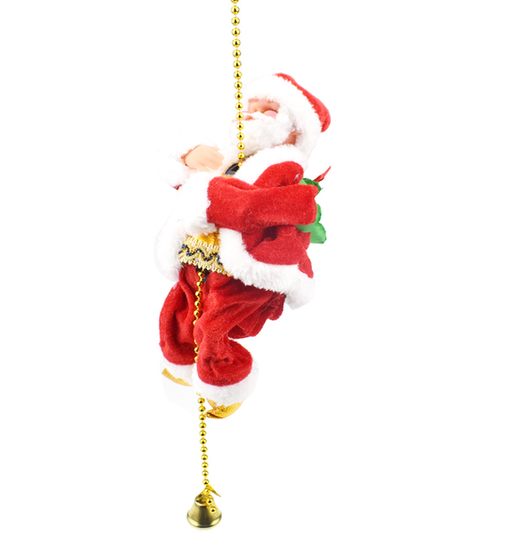 Golden-Footed Santa Claus Decor for Christmas Tree &amp; Home