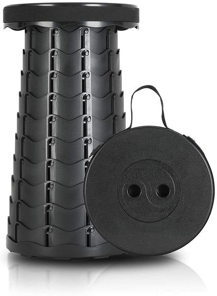Retractable Folding Portable Extension Camping Stool Chair