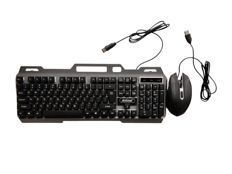 Andowl - Gaming Keyboard And Mouse - Backlit - Q808