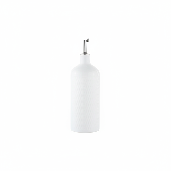 Maxwell &amp; Williams 500ml Porcelain Oil Dispenser with Stainless Steel