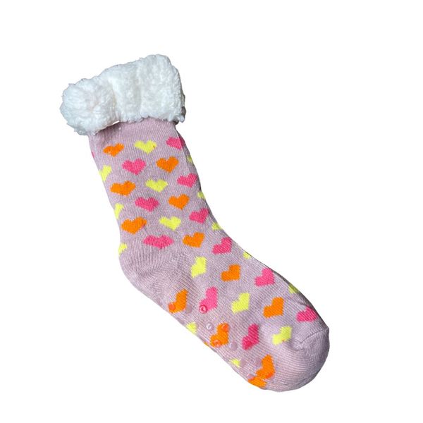 Fluffy Thermal Sherpa Indoor Women's Slipper Socks SET OF 3 PAIR