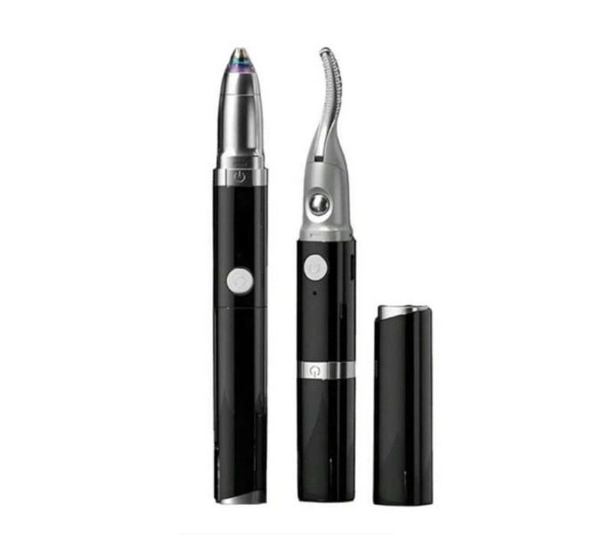 2-in-1 Hold Electric Eyelash Curler Repair Eyebrow Lip Hair Remover