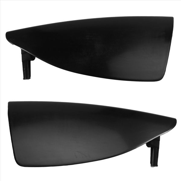2 x Car Front Bumper Fog Light Lamp Grille Panel Compatible with Universal