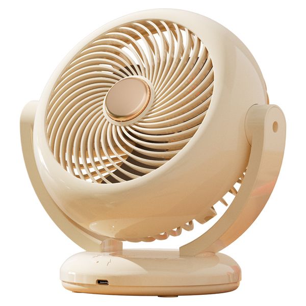 Oscillating Desk Fan - USB Rechargeable High Airflow Cooler