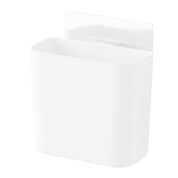 Wall Mounted Bathroom Drain Basket Toothbrush Holder Storage Rack Box Organ
