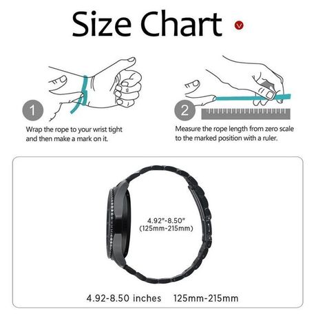 Stainless Steel watch strap Samsung Galaxy Active 2 Watch 4 5 6 20mm Daily Sale Shop