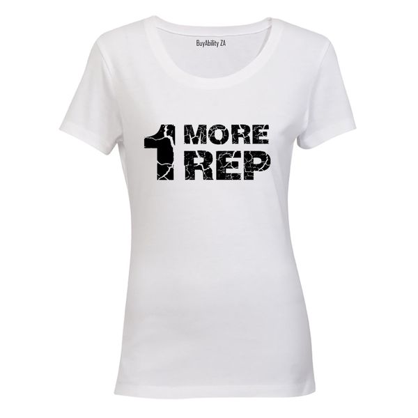 1 More Rep - Ladies - T-Shirt - Black