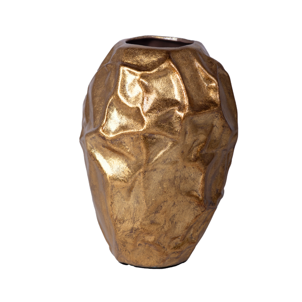Paper Crinkle Vase Home Decor Ornament