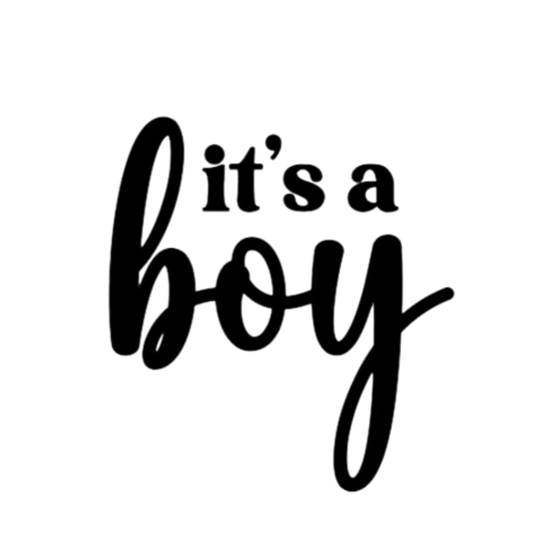 BG - Baby on Board Sign Decal Sticker - Its a Boy