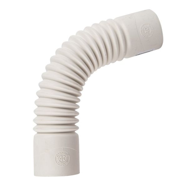 Wirquin - Magicflex Flexible Elbow Pipe Connector - D50 - Bulk Pack of 4