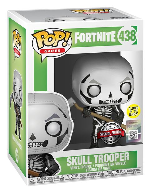 Funko Pop Games - Fortnite-Skull Trooper Glow In The Dark (Exclusive)